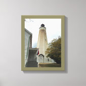 Sandy Hook Lighthouse Canvas Afdruk (Voorkant)