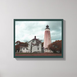 Sandy Hook Lighthouse Canvas Afdruk