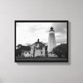 Sandy Hook Lighthouse Canvas Afdruk (Voorkant)