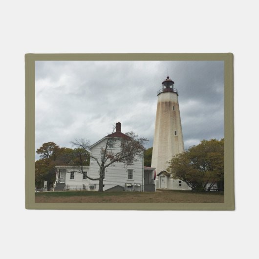 Sandy Hook Lighthouse Deurmat (Voorkant)