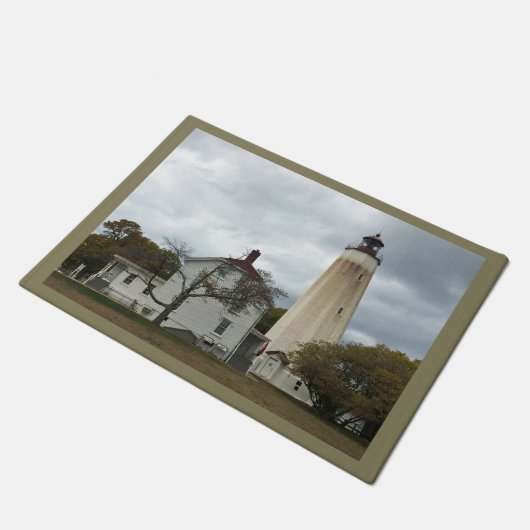 Sandy Hook Lighthouse Deurmat (Schuin)