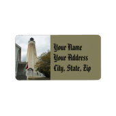 Sandy Hook Lighthouse Etiket (Voorkant)