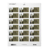 Sandy Hook Lighthouse Etiket (Full Sheet)