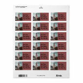 Sandy Hook Lighthouse Etiket (Full Sheet)