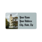 Sandy Hook Lighthouse Etiket (Voorkant)