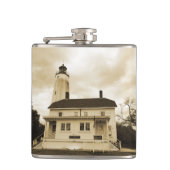 Sandy Hook Lighthouse Heupfles (Voorkant)