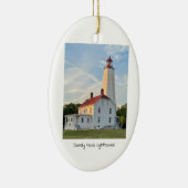 Sandy Hook Lighthouse Keramisch Ornament (Rechts)