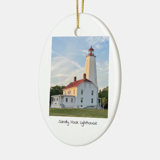 Sandy Hook Lighthouse Keramisch Ornament (Links)