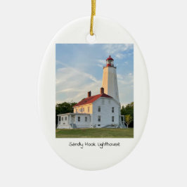 Sandy Hook Lighthouse Keramisch Ornament