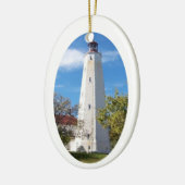 Sandy Hook Lighthouse Keramisch Ornament (Links)