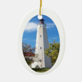 Sandy Hook Lighthouse Keramisch Ornament (Voorkant)