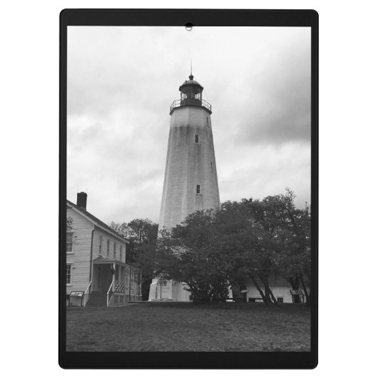 Sandy Hook Lighthouse Klembord (Achterkant)