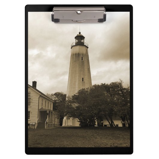 Sandy Hook Lighthouse Klembord (Voorkant)