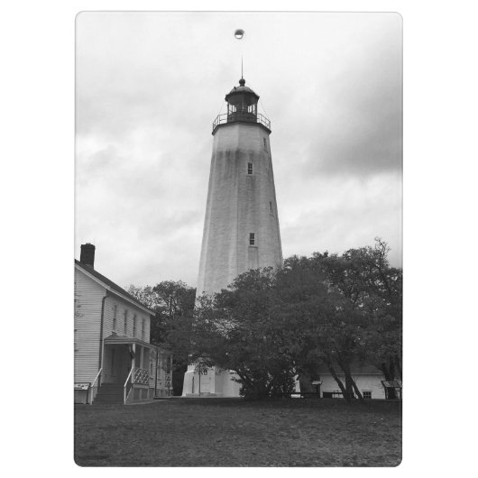 Sandy Hook Lighthouse Klembord (Achterkant)