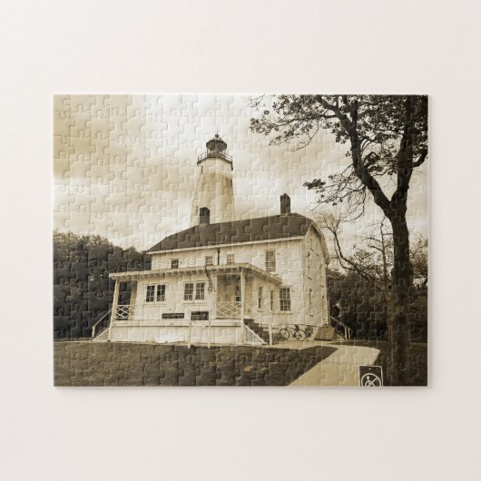 Sandy Hook Lighthouse Legpuzzel (Horizontaal)