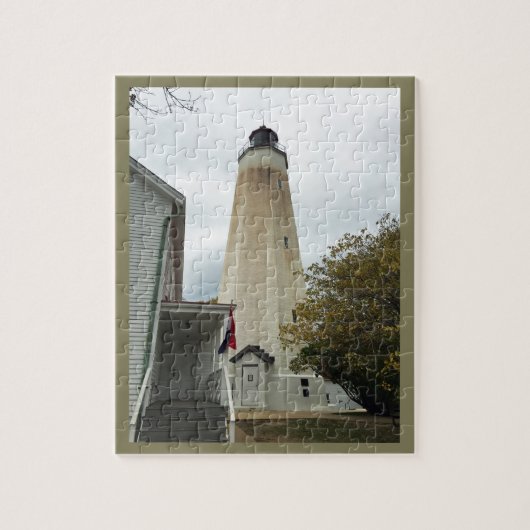 Sandy Hook Lighthouse Legpuzzel (Verticaal)