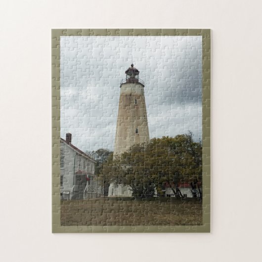 Sandy Hook Lighthouse Legpuzzel (Verticaal)