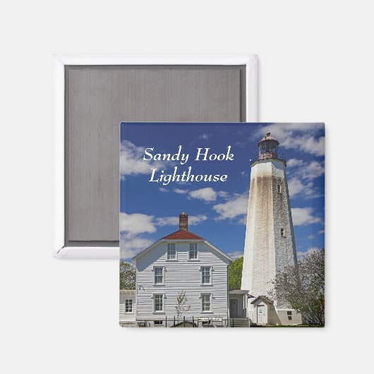 Sandy Hook Lighthouse Magneet (Voorkant / Achterkant)