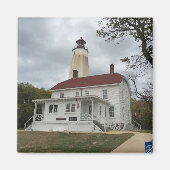 Sandy Hook Lighthouse Magneet (Voorkant)