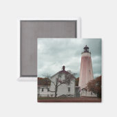 Sandy Hook Lighthouse Magneet (Voorkant / Achterkant)