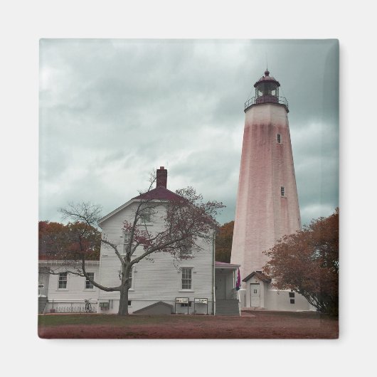 Sandy Hook Lighthouse Magneet (Voorkant)