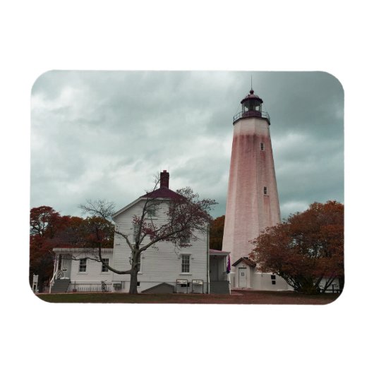 Sandy Hook Lighthouse Magneet (Horizontaal)