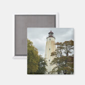 Sandy Hook Lighthouse Magneet (Voorkant / Achterkant)