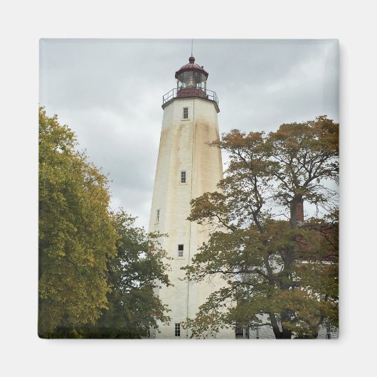 Sandy Hook Lighthouse Magneet (Voorkant)