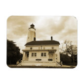 Sandy Hook Lighthouse Magneet (Horizontaal)