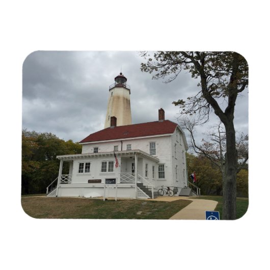 Sandy Hook Lighthouse Magneet (Horizontaal)