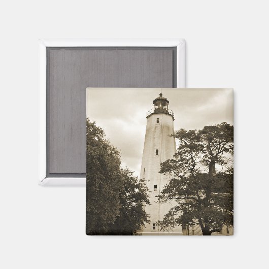 Sandy Hook Lighthouse Magneet (Voorkant / Achterkant)