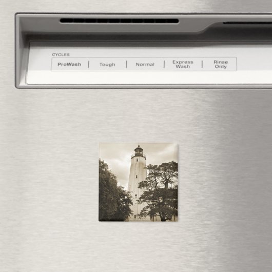 Sandy Hook Lighthouse Magneet (Insitu (Vaatwasser))