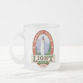 Sandy Hook Lighthouse Matglas Koffiemok (Links)
