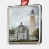 Sandy Hook Lighthouse Metalen Ornament (Links)