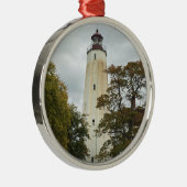 Sandy Hook Lighthouse Metalen Ornament (Rechts)