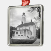 Sandy Hook Lighthouse Metalen Ornament (Links)