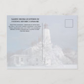Sandy Hook Lighthouse National Historic Landmark Briefkaart (Achterkant)