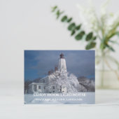 Sandy Hook Lighthouse National Historic Landmark Briefkaart (Staand voorkant)