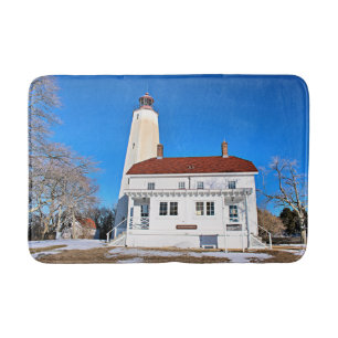 Sandy Hook Lighthouse, New Jersey Bath Mat