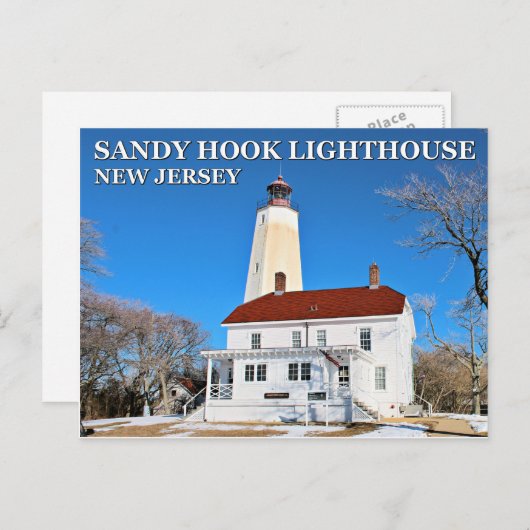Sandy Hook Lighthouse, New Jersey Briefkaart (Voorkant / Achterkant)