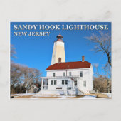Sandy Hook Lighthouse, New Jersey Briefkaart (Voorkant)