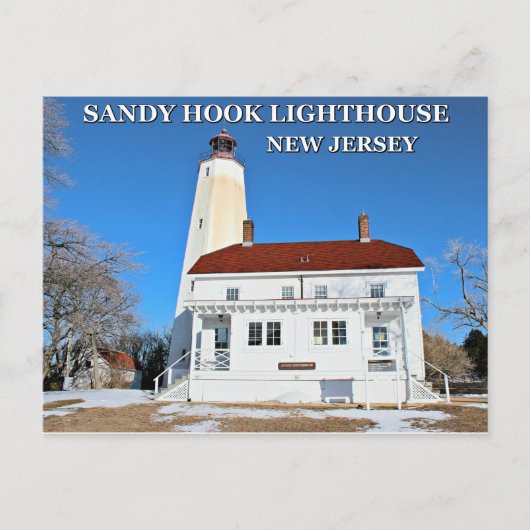 Sandy Hook Lighthouse, New Jersey Briefkaart (Voorkant)