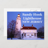 Sandy Hook Lighthouse, New Jersey Briefkaart (Voorkant / Achterkant)