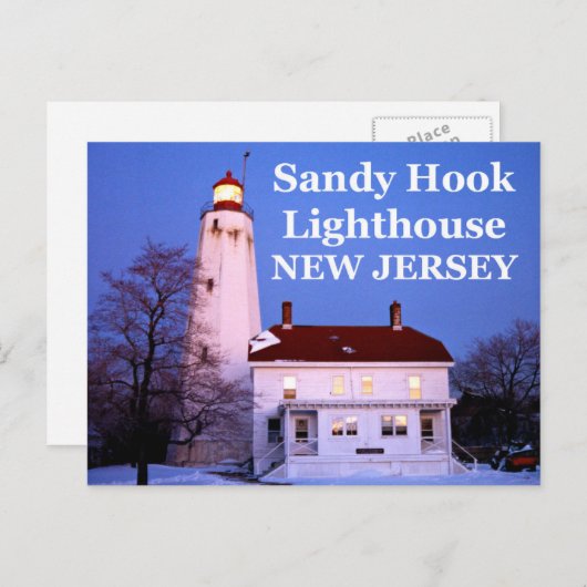 Sandy Hook Lighthouse, New Jersey Briefkaart (Voorkant / Achterkant)