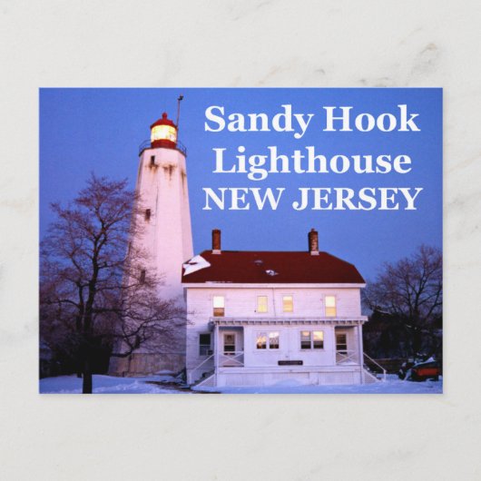 Sandy Hook Lighthouse, New Jersey Briefkaart (Voorkant)