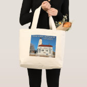 Sandy Hook Lighthouse, New Jersey Grote Tote Bag (Voorkant (product))