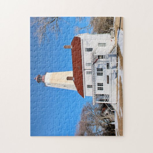 Sandy Hook Lighthouse, New Jersey Jigzaag Puzzle Legpuzzel (Verticaal)