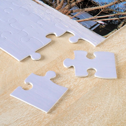 Sandy Hook Lighthouse New Jersey Jigzaag Puzzle Legpuzzel (Zijkant)