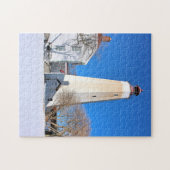 Sandy Hook Lighthouse New Jersey Jigzaag Puzzle Legpuzzel (Horizontaal)