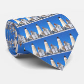 Sandy Hook Lighthouse, New Jersey Mannen Stropdas (Opgerold)